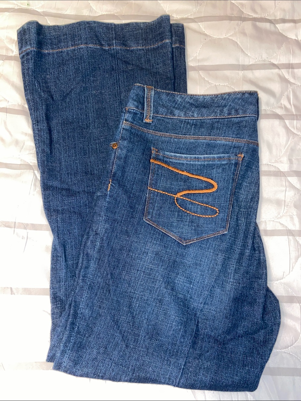 SEVEN7 SEXY FLARE JEANS Premium Denim EUC